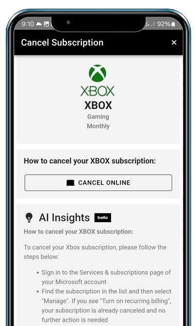Subtraction Cancel